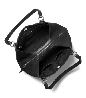 MICHAEL MICHAEL KORS ΔΕΡΜΑΤΙΝΗ ΤΣΑΝΤΑ ΩΜΟΥ MOLLY Μαύρο 4 MICHAEL MICHAEL KORS ΔΕΡΜΑΤΙΝΗ ΤΣΑΝΤΑ ΩΜΟΥ MOLLY Μαύρο - Image 4