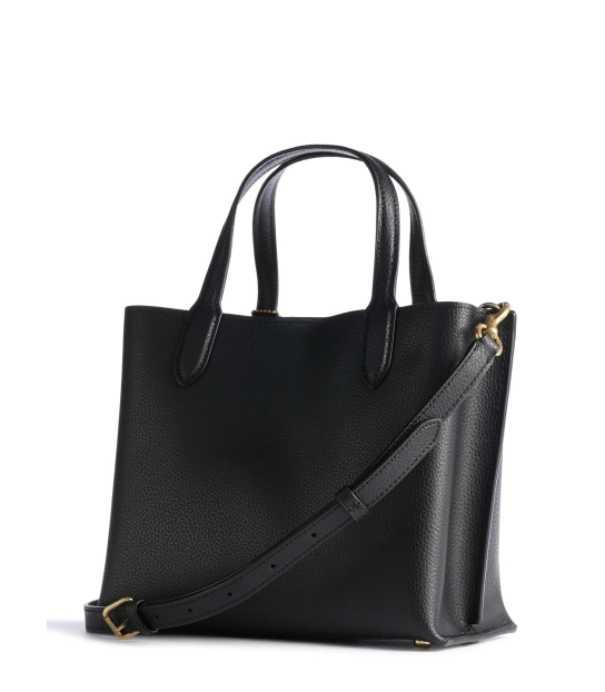 COACH ΔΕΡΜΑΤΙΝΗ ΤΣΑΝΤΑ ΩΜΟΥ Μαύρο 2 COACH ΔΕΡΜΑΤΙΝΗ ΤΣΑΝΤΑ ΩΜΟΥ Μαύρο - Image 2