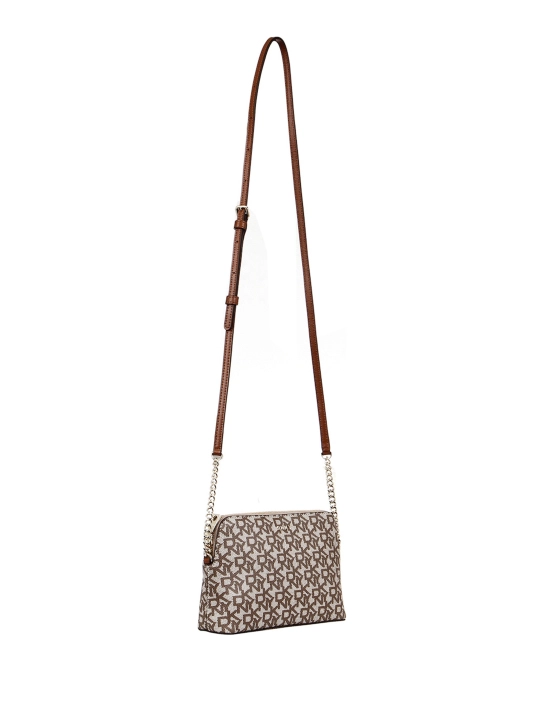 DKNY ΣΤΑΥΡΩΤΗ ΤΣΑΝΤΑ ME ΜΟΝΟΓΡΑΜΜΑ BRYANT Καφέ 2 DKNY ΣΤΑΥΡΩΤΗ ΤΣΑΝΤΑ ME ΜΟΝΟΓΡΑΜΜΑ BRYANT Καφέ - Image 2