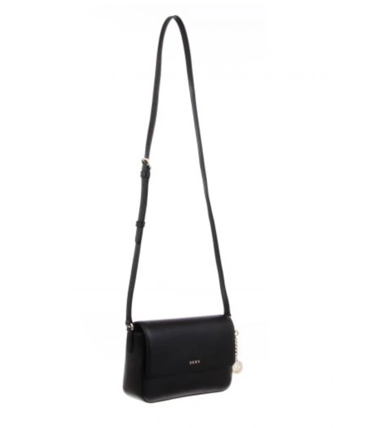 DKNY ΔΕΡΜΑΤΙΝΗ ΣΤΑΥΡΩΤΗ ΤΣΑΝΤΑ BRYANT Μαύρο 4 DKNY ΔΕΡΜΑΤΙΝΗ ΣΤΑΥΡΩΤΗ ΤΣΑΝΤΑ BRYANT Μαύρο - Image 4