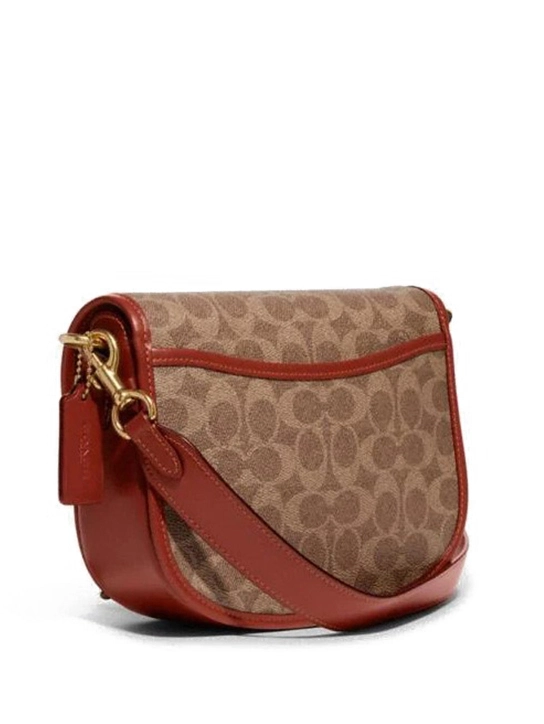 COACH ΣΤΑΥΡΩΤΗ ΤΣΑΝΤΑ ΜΕ ΛΟΓΟΤΥΠΟ Καφέ 2 COACH ΣΤΑΥΡΩΤΗ ΤΣΑΝΤΑ ΜΕ ΛΟΓΟΤΥΠΟ Καφέ - Image 2