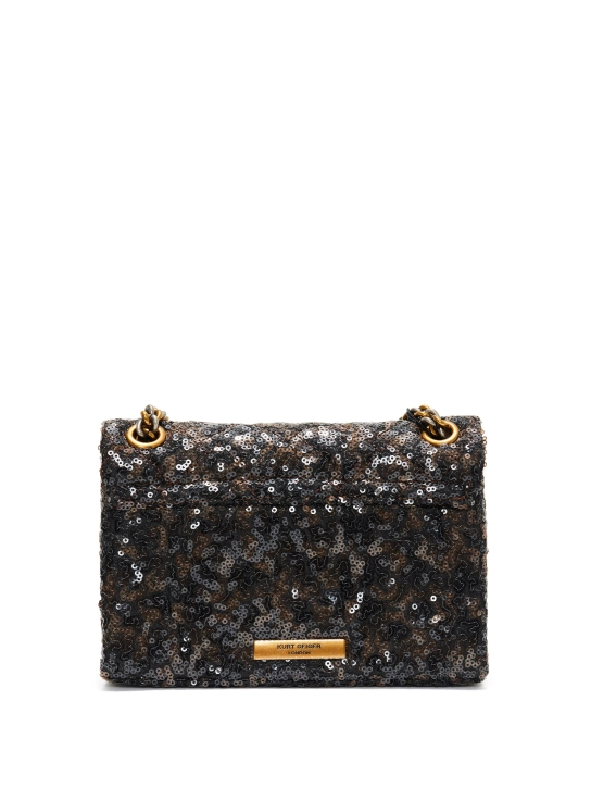 KURT GEIGER ΣΤΑΥΡΩΤΗ ΤΣΑΝΤΑ SEQUIN KENSINGTON Μαύρο 2 KURT GEIGER ΣΤΑΥΡΩΤΗ ΤΣΑΝΤΑ SEQUIN KENSINGTON Μαύρο - Image 2