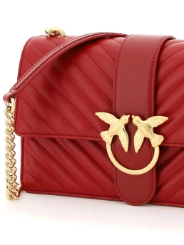 PINKO ΚΑΠΙΤΟΝΕ ΣΤΑΥΡΩΤΗ ΤΣΑΝΤΑ CLASSIC LOVE Κόκκινο 6 PINKO ΚΑΠΙΤΟΝΕ ΣΤΑΥΡΩΤΗ ΤΣΑΝΤΑ CLASSIC LOVE Κόκκινο - Image 6