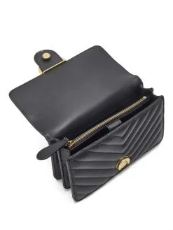 PINKO ΚΑΠΙΤΟΝΕ ΣΤΑΥΡΩΤΗ ΤΣΑΝΤΑ MINI LOVE Μαύρο -ΓΥΝΑΙΚΕΙΕΣ ΤΣΑΝΤΕΣ Κατάστημα πωλήσεων 30 1014