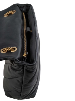 PINKO ΚΑΠΙΤΟΝΕ ΣΤΑΥΡΩΤΗ ΤΣΑΝΤΑ BIG LOVE Μαύρο 6 PINKO ΚΑΠΙΤΟΝΕ ΣΤΑΥΡΩΤΗ ΤΣΑΝΤΑ BIG LOVE Μαύρο - Image 6