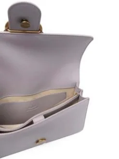 PINKO ΔΕΡΜΑΤΙΝΗ ΣΤΑΥΡΩΤΗ ΤΣΑΝΤΑ CLASSIC LOVE Μωβ -ΓΥΝΑΙΚΕΙΕΣ ΤΣΑΝΤΕΣ Κατάστημα πωλήσεων 30 1025