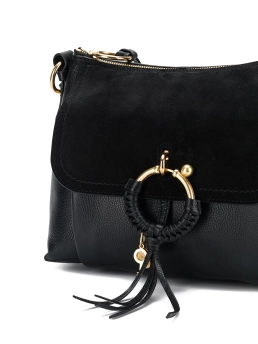 SEE BY CHLOE ΔΕΡΜΑΤΙΝΗ ΣΤΑΥΡΩΤΗ ΤΣΑΝΤΑ Μαύρο 6 SEE BY CHLOE ΔΕΡΜΑΤΙΝΗ ΣΤΑΥΡΩΤΗ ΤΣΑΝΤΑ Μαύρο - Image 6