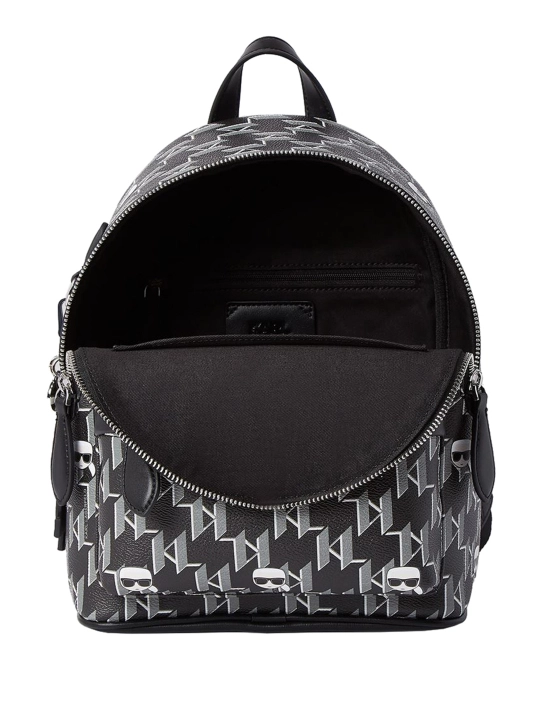 KARL LAGERFELD ΣΑΚΙΔΙΟ ΠΛΑΤΗΣ ΜΕ ΣΧΕΔΙΟ Μαύρο 3 KARL LAGERFELD ΣΑΚΙΔΙΟ ΠΛΑΤΗΣ ΜΕ ΣΧΕΔΙΟ Μαύρο - Image 3