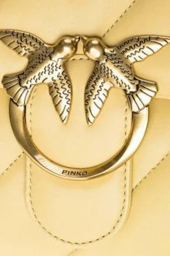 PINKO ΔΕΡΜΑΤΙΝΗ ΤΣΑΝΤΑ LOVE BIG PUFF MAXY QUILT Κίτρινο 8 PINKO ΔΕΡΜΑΤΙΝΗ ΤΣΑΝΤΑ LOVE BIG PUFF MAXY QUILT Κίτρινο -ΓΥΝΑΙΚΕΙΕΣ ΤΣΑΝΤΕΣ Κατάστημα πωλήσεων 30 16