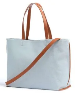 PINKO ΤΣΑΝΤΑ TOTE EVERYDAY LOGOMANIA Γαλάζιο -ΓΥΝΑΙΚΕΙΕΣ ΤΣΑΝΤΕΣ Κατάστημα πωλήσεων 30