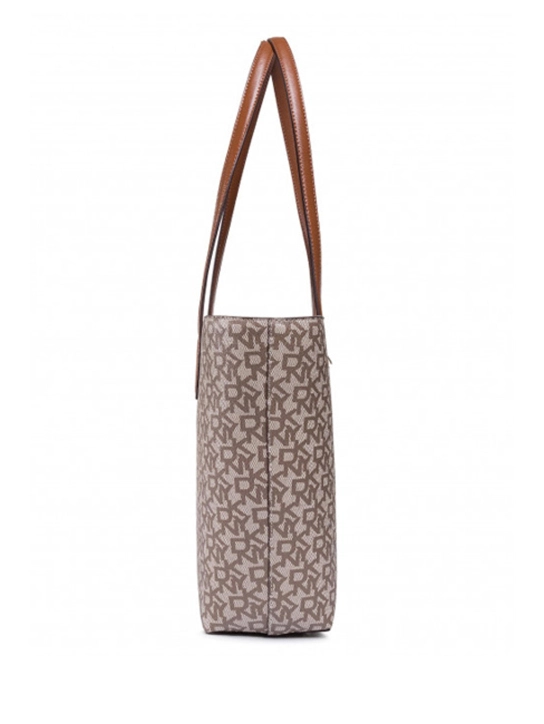 DKNY ΔΕΡΜΑΤΙΝΗ ΤΣΑΝΤΑ ΩΜΟΥ BRYANT Καφέ 3 DKNY ΔΕΡΜΑΤΙΝΗ ΤΣΑΝΤΑ ΩΜΟΥ BRYANT Καφέ - Image 3