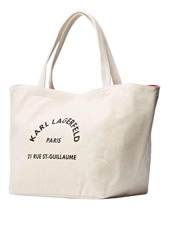 KARL LAGERFELD ΤΣΑΝΤΑ ΩΜΟΥ ΜΕ ΛΟΓΟΤΥΠΟ Εκρού 3 KARL LAGERFELD ΤΣΑΝΤΑ ΩΜΟΥ ΜΕ ΛΟΓΟΤΥΠΟ Εκρού - Image 3
