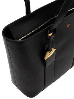 DKNY ΔΕΡΜΑΤΙΝΗ ΤΣΑΝΤΑ ΩΜΟΥ Μαύρο 6 DKNY ΔΕΡΜΑΤΙΝΗ ΤΣΑΝΤΑ ΩΜΟΥ Μαύρο - Image 6