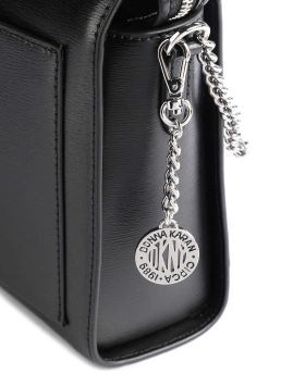 DKNY ΔΕΡΜΑΤΙΝΗ ΤΣΑΝΤΑ ΩΜΟΥ Μαύρο 7 DKNY ΔΕΡΜΑΤΙΝΗ ΤΣΑΝΤΑ ΩΜΟΥ Μαύρο - Image 7