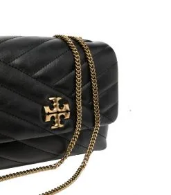 TORY BURCH ΔΕΡΜΑΤΙΝΗ ΤΣΑΝΤΑ KIRA CHEVRON MINI Μαύρο -ΓΥΝΑΙΚΕΙΕΣ ΤΣΑΝΤΕΣ Κατάστημα πωλήσεων 30 500