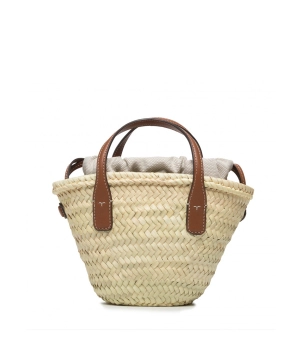 TORY BURCH ΨΑΘΙΝΗ ΤΣΑΝΤΑ ELLA MINI Μπεζ 7 TORY BURCH ΨΑΘΙΝΗ ΤΣΑΝΤΑ ELLA MINI Μπεζ - Image 7