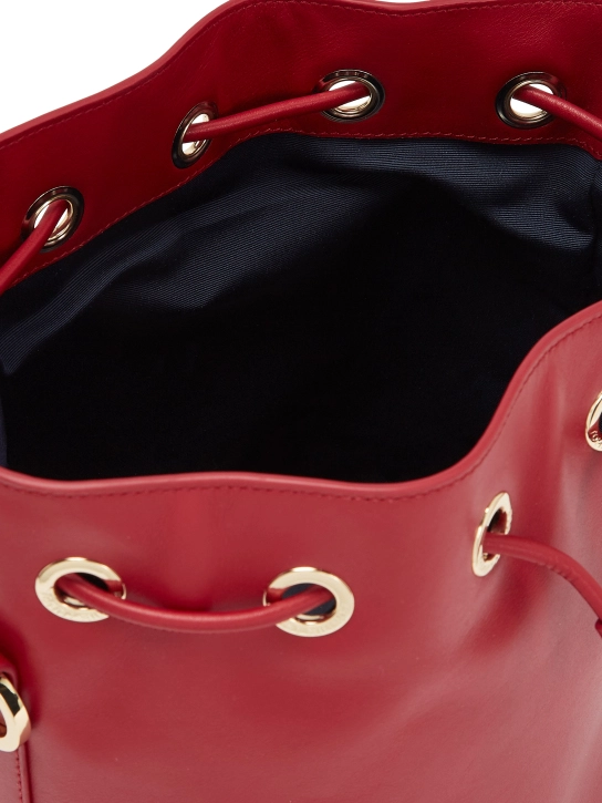 TOMMY HILFIGER ΔΕΡΜΑΤΙΝΗ ΤΣΑΝΤΑ BUCKET Κόκκινο 3 TOMMY HILFIGER ΔΕΡΜΑΤΙΝΗ ΤΣΑΝΤΑ BUCKET Κόκκινο - Image 3