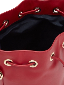 TOMMY HILFIGER ΔΕΡΜΑΤΙΝΗ ΤΣΑΝΤΑ BUCKET Κόκκινο 6 TOMMY HILFIGER ΔΕΡΜΑΤΙΝΗ ΤΣΑΝΤΑ BUCKET Κόκκινο - Image 6