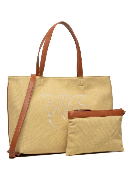 PINKO ΤΣΑΝΤΑ ΩΜΟΥ Μπεζ 3 PINKO ΤΣΑΝΤΑ ΩΜΟΥ Μπεζ - Image 3