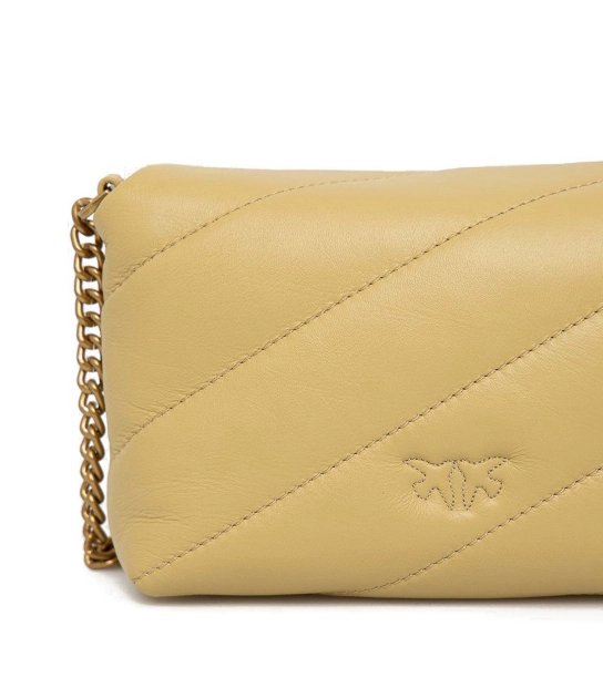 PINKO ΔΕΡΜΑΤΙΝΗ ΤΣΑΝΤΑ LOVE BABY PUFF MAXY QUILT 3 PINKO ΔΕΡΜΑΤΙΝΗ ΤΣΑΝΤΑ LOVE BABY PUFF MAXY QUILT - Image 3