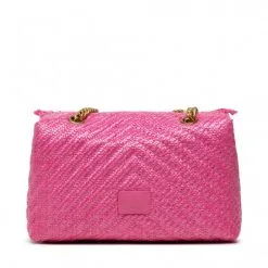 PINKO ΣΤΑΥΡΩΤΗ ΤΣΑΝΤΑ LOVE LADY PUFF FRINGE CHEVRONN Φούξια -ΓΥΝΑΙΚΕΙΕΣ ΤΣΑΝΤΕΣ Κατάστημα πωλήσεων 30 720