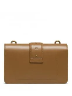 PINKO ΔΕΡΜΑΤΙΝΗ ΣΤΑΥΡΩΤΗ ΤΣΑΝΤΑ LOVE MINI ICON Καφέ -ΓΥΝΑΙΚΕΙΕΣ ΤΣΑΝΤΕΣ Κατάστημα πωλήσεων 30 725