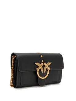 PINKO ΔΕΡΜΑΤΙΝΗ ΣΤΑΥΡΩΤΗ ΤΣΑΝΤΑ LOVE SIMPLY Μαύρο -ΓΥΝΑΙΚΕΙΕΣ ΤΣΑΝΤΕΣ Κατάστημα πωλήσεων 30 775