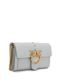 PINKO ΔΕΡΜΑΤΙΝΗ ΣΤΑΥΡΩΤΗ ΤΣΑΝΤΑ LOVE SIMPLY Γκρι -ΓΥΝΑΙΚΕΙΕΣ ΤΣΑΝΤΕΣ Κατάστημα πωλήσεων 30 776