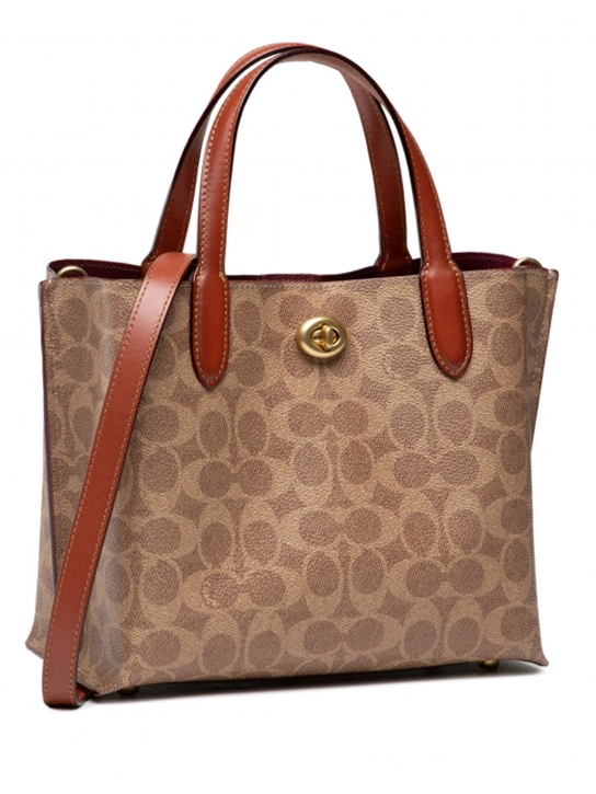 COACH ΤΣΑΝΤΑ ΧΕΙΡΟΣ ΜΕ ΛΟΓΟΤΥΠΟ Καφέ 3 COACH ΤΣΑΝΤΑ ΧΕΙΡΟΣ ΜΕ ΛΟΓΟΤΥΠΟ Καφέ - Image 3