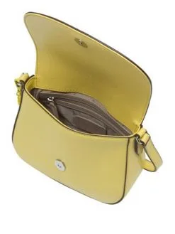 DKNY ΔΕΡΜΑΤΙΝΗ ΣΤΑΥΡΩΤΗ ΤΣΑΝΤΑ BRYANT Κίτρινο -ΓΥΝΑΙΚΕΙΕΣ ΤΣΑΝΤΕΣ Κατάστημα πωλήσεων 30 800