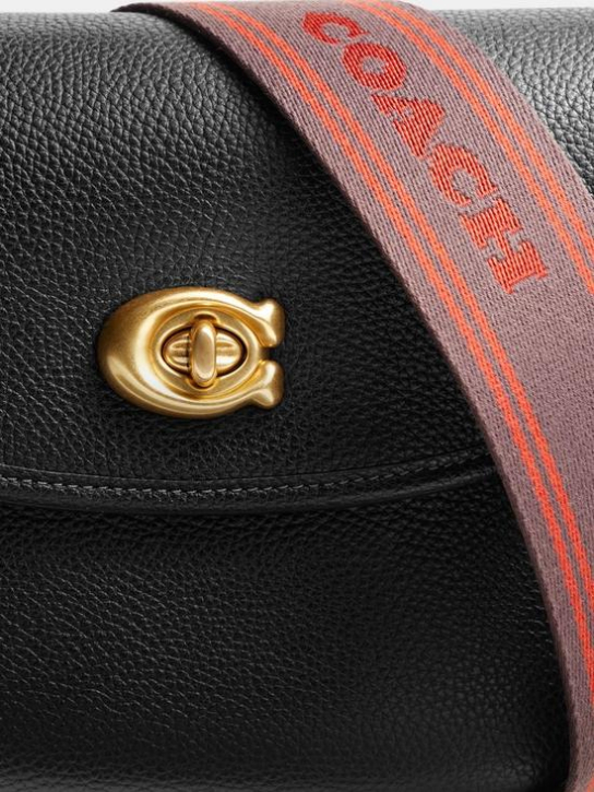 COACH ΔΕΡΜΑΤΙΝΗ ΣΤΑΥΡΩΤΗ ΤΣΑΝΤΑ Μαύρο 3 COACH ΔΕΡΜΑΤΙΝΗ ΣΤΑΥΡΩΤΗ ΤΣΑΝΤΑ Μαύρο - Image 3