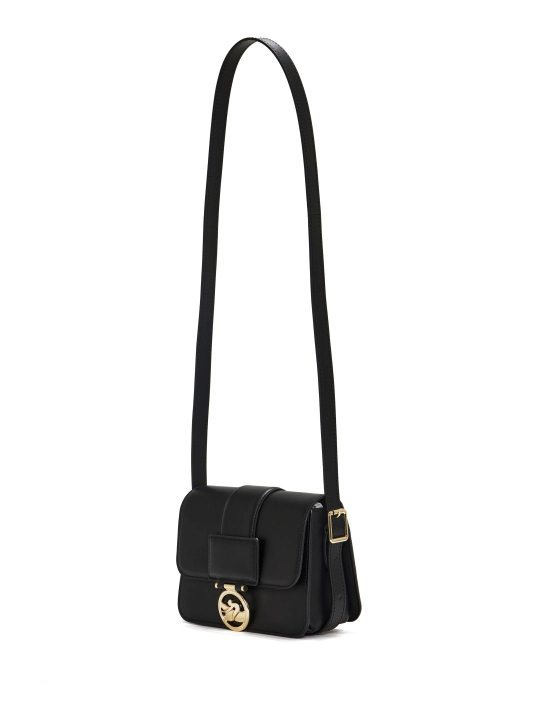 LONGCHAMP ΔΕΡΜΑΤΙΝΗ ΣΤΑΥΡΩΤΗ ΤΣΑΝΤΑ BOX-TROT S Μαύρο 3 LONGCHAMP ΔΕΡΜΑΤΙΝΗ ΣΤΑΥΡΩΤΗ ΤΣΑΝΤΑ BOX-TROT S Μαύρο - Image 3