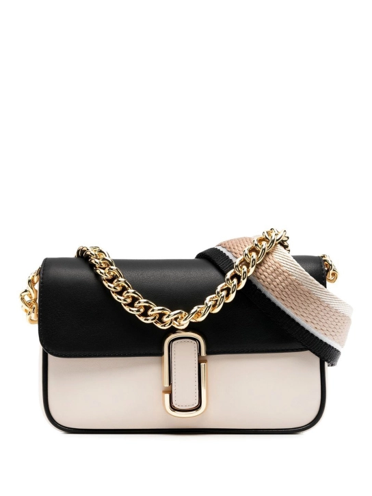 MARC JACOBS ΔΕΡΜΑΤΙΝΗ ΣΤΑΥΡΩΤΗ ΤΣΑΝΤΑ THE J Μπεζ 3 MARC JACOBS ΔΕΡΜΑΤΙΝΗ ΣΤΑΥΡΩΤΗ ΤΣΑΝΤΑ THE J Μπεζ - Image 3