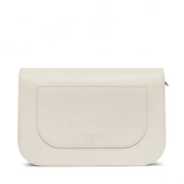 PINKO ΔΕΡΜΑΤΙΝΗ ΤΣΑΝΤΑ LOVE BELL SUMMER FOULARD Λευκό 7 PINKO ΔΕΡΜΑΤΙΝΗ ΤΣΑΝΤΑ LOVE BELL SUMMER FOULARD Λευκό - Image 7