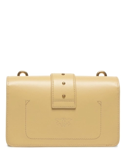 PINKO ΔΕΡΜΑΤΙΝΗ ΣΤΑΥΡΩΤΗ ΤΣΑΝΤΑ LOVE MINI ICON Μπεζ 7 PINKO ΔΕΡΜΑΤΙΝΗ ΣΤΑΥΡΩΤΗ ΤΣΑΝΤΑ LOVE MINI ICON Μπεζ - Image 7