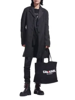 KARL LAGERFELD ΤΣΑΝΤΑ ΩΜΟΥ ΜΕ ΛΟΓΟΤΥΠΟ Μαύρο -ΓΥΝΑΙΚΕΙΕΣ ΤΣΑΝΤΕΣ Κατάστημα πωλήσεων 40 267