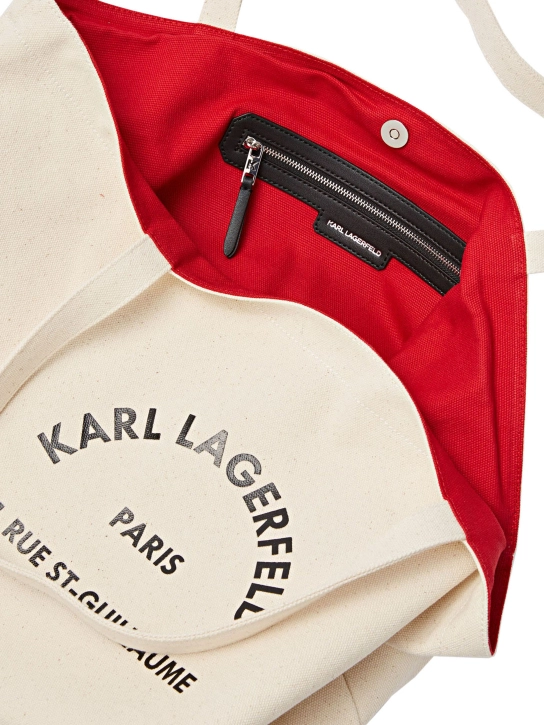 KARL LAGERFELD ΤΣΑΝΤΑ ΩΜΟΥ ΜΕ ΛΟΓΟΤΥΠΟ Εκρού 4 KARL LAGERFELD ΤΣΑΝΤΑ ΩΜΟΥ ΜΕ ΛΟΓΟΤΥΠΟ Εκρού - Image 4