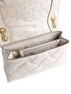 DKNY ΔΕΡΜΑΤΙΝΗ ΚΑΠΙΤΟΝΕ ΤΣΑΝΤΑ ΩΜΟΥ Λευκό -ΓΥΝΑΙΚΕΙΕΣ ΤΣΑΝΤΕΣ Κατάστημα πωλήσεων 40 303