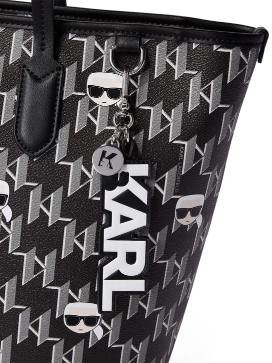 KARL LAGERFELD ΤΣΑΝΤΑ ΩΜΟΥ ΜΕ ΣΧΕΔΙΟ Μαύρο 4 KARL LAGERFELD ΤΣΑΝΤΑ ΩΜΟΥ ΜΕ ΣΧΕΔΙΟ Μαύρο - Image 4