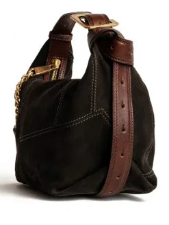 ZADIG & VOLTAIRE SUEDE ΤΣΑΝΤΑ ΧΕΙΡΟΣ LE CECILIA Καφέ -ΓΥΝΑΙΚΕΙΕΣ ΤΣΑΝΤΕΣ Κατάστημα πωλήσεων 40 4