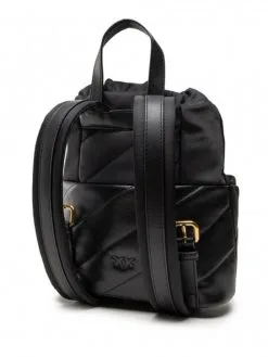 PINKO ΔΕΡΜΑΤΙΝΟ ΣΑΚΙΔΙΟ ΠΛΑΤΗΣ LOVE MINI PUFF Μαύρο -ΓΥΝΑΙΚΕΙΕΣ ΤΣΑΝΤΕΣ Κατάστημα πωλήσεων 40 400