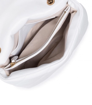 PINKO ΔΕΡΜΑΤΙΝΗ ΤΣΑΝΤΑ LOVE BIG PUFF MAXY QUILT 8 PINKO ΔΕΡΜΑΤΙΝΗ ΤΣΑΝΤΑ LOVE BIG PUFF MAXY QUILT - Image 8