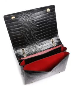 LOVE MOSCHINO ΓΥΝΑΙΚΕΙΑ ΤΣΑΝΤΑ ΜΕ ΚΡΟΚΟ ΣΧΕΔΙΟ Μαύρο -ΓΥΝΑΙΚΕΙΕΣ ΤΣΑΝΤΕΣ Κατάστημα πωλήσεων 40 458