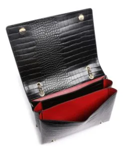 LOVE MOSCHINO ΓΥΝΑΙΚΕΙΑ ΤΣΑΝΤΑ ΜΕ ΚΡΟΚΟ ΣΧΕΔΙΟ Μαύρο -ΓΥΝΑΙΚΕΙΕΣ ΤΣΑΝΤΕΣ Κατάστημα πωλήσεων 40 459