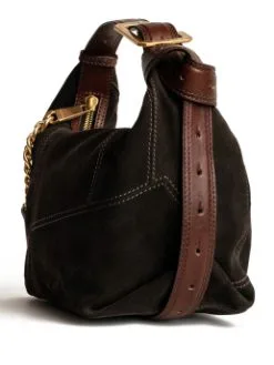 ZADIG & VOLTAIRE SUEDE ΤΣΑΝΤΑ ΧΕΙΡΟΣ LE CECILIA Καφέ -ΓΥΝΑΙΚΕΙΕΣ ΤΣΑΝΤΕΣ Κατάστημα πωλήσεων 40 5