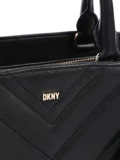 DKNY ΔΕΡΜΑΤΙΝΗ ΤΣΑΝΤΑ ΧΕΙΡΟΣ PAIGE Μαύρο -ΓΥΝΑΙΚΕΙΕΣ ΤΣΑΝΤΕΣ Κατάστημα πωλήσεων 40 54