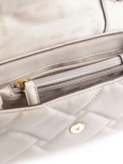 DKNY ΔΕΡΜΑΤΙΝΗ ΚΑΠΙΤΟΝΕ ΣΤΑΥΡΩΤΗ ΤΣΑΝΤΑ Λευκό -ΓΥΝΑΙΚΕΙΕΣ ΤΣΑΝΤΕΣ Κατάστημα πωλήσεων 40 555