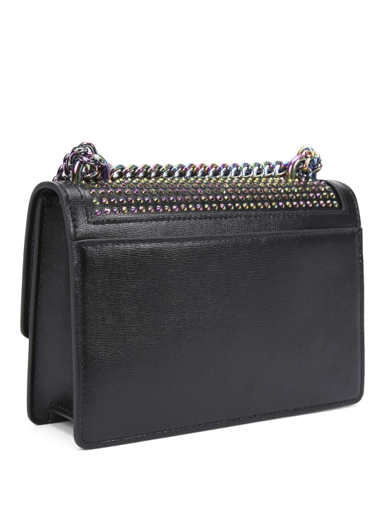 KURT GEIGER ΣΤΑΥΡΩΤΗ ΤΣΑΝΤΑ ΜΕ ΣΤΡΑΣ SHOREDITCH SMALL Μαύρο 4 KURT GEIGER ΣΤΑΥΡΩΤΗ ΤΣΑΝΤΑ ΜΕ ΣΤΡΑΣ SHOREDITCH SMALL Μαύρο - Image 4