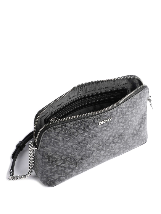 DKNY ΣΤΑΥΡΩΤΗ ΤΣΑΝΤΑ ΜΕ ΜΟΝΟΓΡΑΜΜΑ Μαύρο 4 DKNY ΣΤΑΥΡΩΤΗ ΤΣΑΝΤΑ ΜΕ ΜΟΝΟΓΡΑΜΜΑ Μαύρο - Image 4