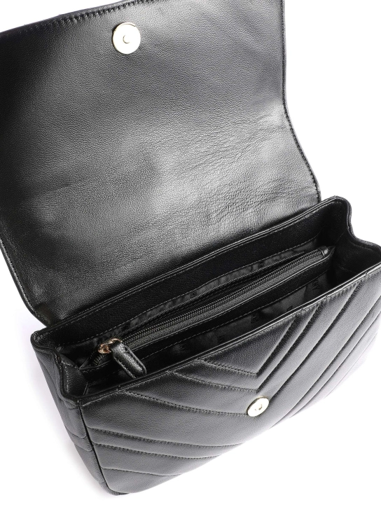 DKNY ΔΕΡΜΑΤΙΝΗ ΣΤΑΥΡΩΤΗ ΤΣΑΝΤΑ DELPHINE Μαύρο 4 DKNY ΔΕΡΜΑΤΙΝΗ ΣΤΑΥΡΩΤΗ ΤΣΑΝΤΑ DELPHINE Μαύρο - Image 4